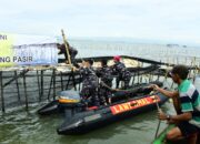 Perintah Presiden Prabowo, TNI AL dan Warga Bongkar Pagar Laut 30 KM di Tangerang Demi Nelayan