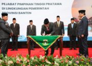Pj Sekda Banten Nana Supiana  dan 5 Pejabat Strategis di Pemprov Banten Resmi Dilantik, Ini Pesan A Damenta