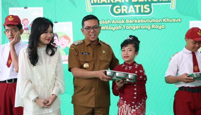 Sentuh Gizi Anak Berkebutuhan Khusus, Andra Soni Luncurkan MBG di 11 SKh se-Tangerang Raya