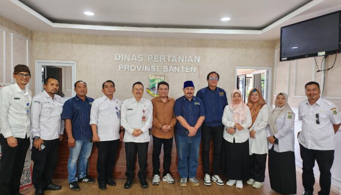 Banten Surplus Beras Ratusan Ribu Ton, PWI Siap Kawal Ketahanan Pangan Bersama Distanak