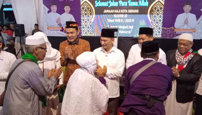 Wagub Banten Lepas Keberangkatan Jamaah Haji Kloter JKG 23, Ini Pesannya