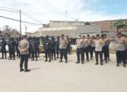 Kapolsek Jawilan Sikat Parkir Liar Truk Tambang