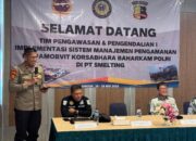 Polri Apresiasi SMP PT Smelting: Keamanan Obvitnas Capai Sertifikasi Emas