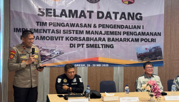 Polri Apresiasi SMP PT Smelting: Keamanan Obvitnas Capai Sertifikasi Emas