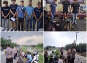 Polisi Ringkus 5 Pembalap Liar di Jalan Tambak-Carenang