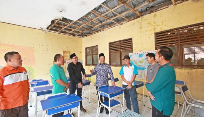 Najib Hamas Tinjau Sekolah Tak Layak Demi Pendidikan Bermutu di Kabupaten Serang