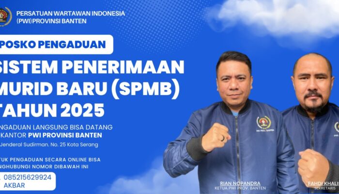 PWI Banten Buka Posko Pengaduan SPMB 2025, Siap Bongkar Kecurangan Penerimaan Siswa Baru
