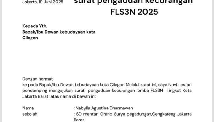 FLS3N Diterpa Isu Curang, Dewan Kebudayaan Cilegon Tindaklanjuti Laporan dari Luar Daerah