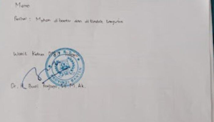 Skandal SPMB Banten! Staf Ahli Wakil Ketua DPRD Diduga Main Memo, Ombudsman Siap Pantau Pelanggaran