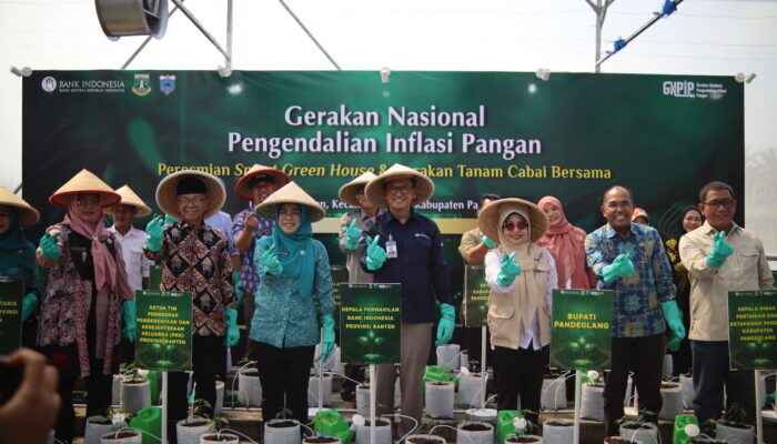 BI Banten Luncurkan Smart Green House dan Gerakan Tanam Cabai di Pandeglang