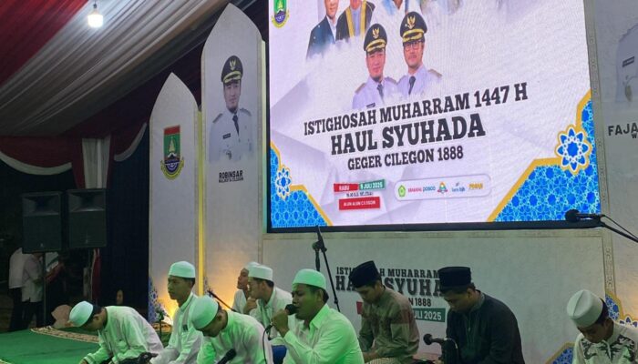 Gemuruh Spiritual Menggetarkan Alun-Alun Cilegon, Istighosah Muharram & Haul Syuhada Geger 1888 Bangkitkan Semangat Juang dan Budaya Religius