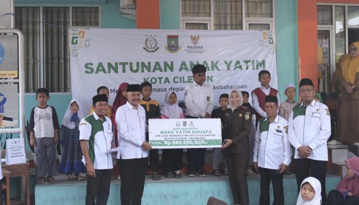 Baznas Cilegon Salurkan Santunan Rp96 Juta untuk 192 Anak Yatim dan Dhuafa di Cibeber