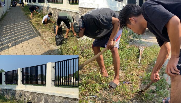 Aksi Heroik Mahasiswa KKM Kelompok 18, Gencarkan Gerakan Bersih-Bersih Lingkungan di Cinangka