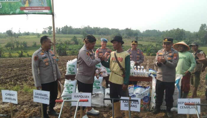 Kapolres Serang Tancap Gas Tanam Jagung, 300 Hektar Siap Digarap Demi Swasembada Pangan Nasional