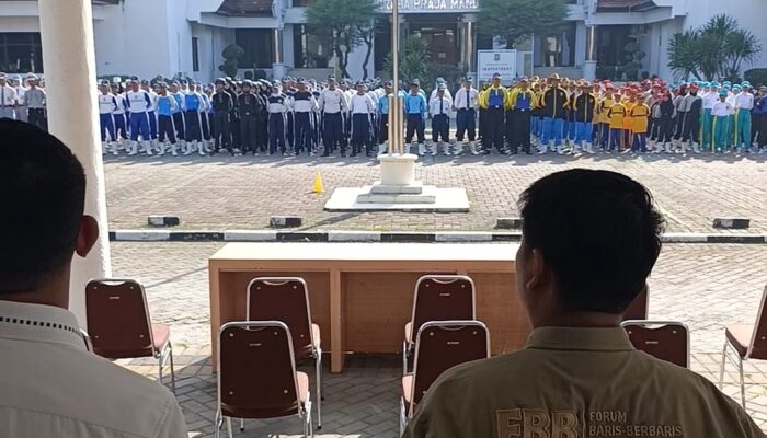 Cilegon Panaskan Lapangan Pemkot, Ratusan Pelajar Adu Gaya Baris Demi Gengsi Piala Gubernur