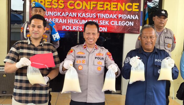 Polisi Ciduk Pria 56 Tahun, 15 Kg Miras Diamankan di Cilegon