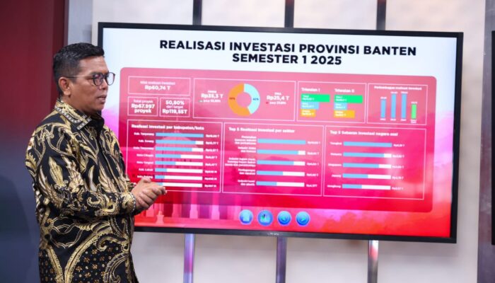Banten Tembus Lima Besar Nasional Investasi, Ekonomi Tumbuh 5,33 Persen di Tengah Tekanan Global