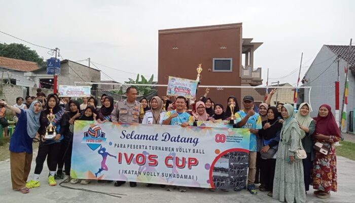 IVOS CUP Sukadamai Guncang Banten:  Tim Merak Sabet Juara, Ribuan Warga Tumpah Ruah Dukung Voli Antar Kota