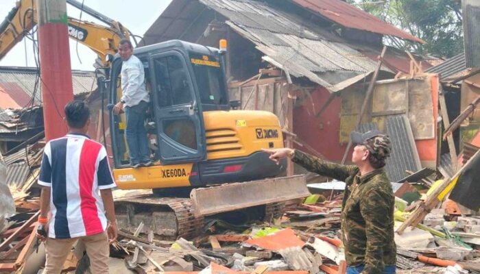 227 Rumah di Sukmajaya Rata Tanah, Tahap Kedua Penataan Ngebut Berkat Tambahan Alat Berat