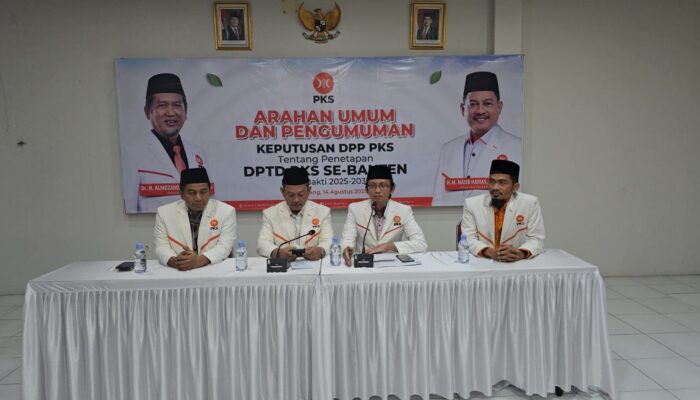 PKS Segarkan Mesin Politik di Banten: Wajah Baru Pimpin DPTD Jelang Pemilu 2030