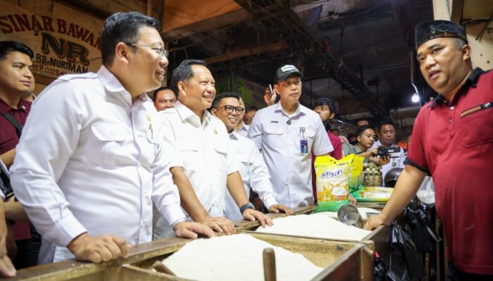 Mendagri Tito dan Gubernur Banten Sidak Pasar Rau: Harga Pangan Stabil, Beras SPHP Jadi Penyelamat