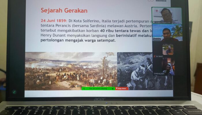 PMI Cilegon Kobarkan Semangat Kemanusiaan Lewat Webinar Orientasi Kepalangmerahan