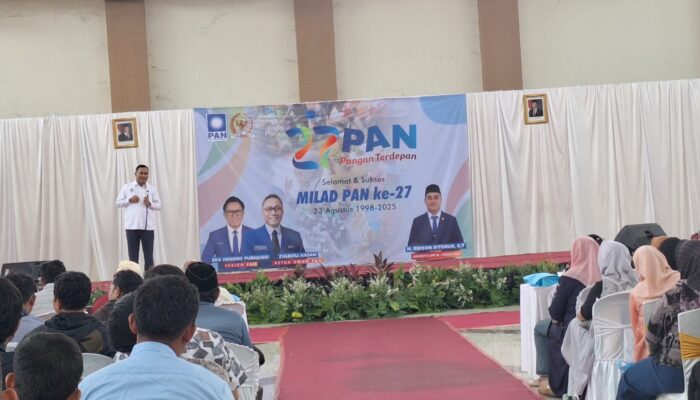 PAN 27 Tahun, Edison Sitorus Tegaskan: PAN Siap Jadi Partai 3 Besar dan Dicintai Rakyat