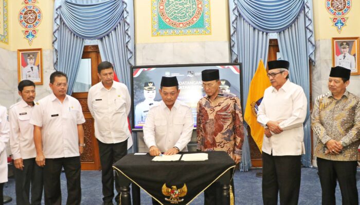 Masjid Terapung Banten Bangkit Lagi! Pemkab Serang dan Yayasan Al Bahru Teken MoU, Target Jadi Ikon Wisata Religi Rp100 Miliar