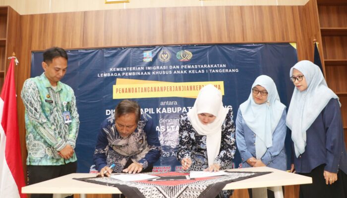 Disdukcapil Serang Gandeng LPKA Tangerang, Pastikan Anak Binaan Tetap Punya Hak Adminduk