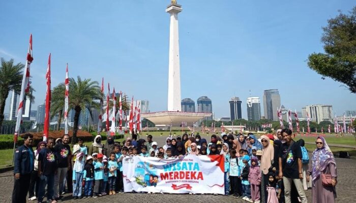 PWI Cilegon Ajak 60 Anak Yatim Wisata Edukasi ke Jakarta, Wujudkan Janji ‘Merdeka Yatim’