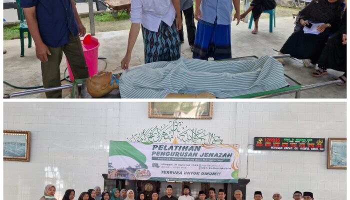 Gus Mubin Pimpin Pelatihan Pengurusan Jenazah di Masjid Al Muhajirin Cilegon, Jamaah Diminta Kuasai Fardhu Kifayah