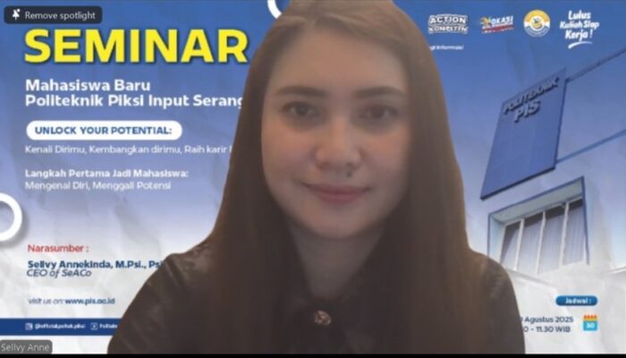 Ratusan Mahasiswa Baru Piksi Serang Dibakar Semangat Raih Karir Impian Bersama Psikolog Muda Inspiratif