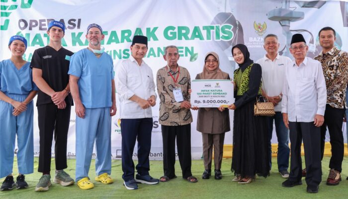 Baznas Banten Bikin Terang 100 Pasang Mata, Operasi Katarak Gratis Disambut Haru