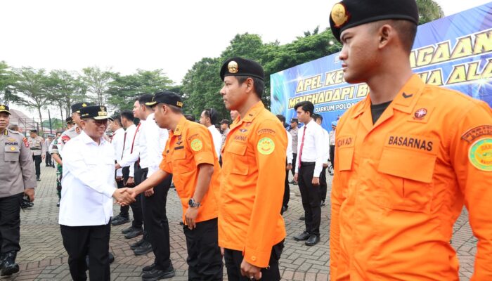 Gubernur Andra Soni Pimpin Apel Kesiapsiagaan Bencana: Banten Siap Hadapi Ancaman Alam dengan Kolaborasi Total