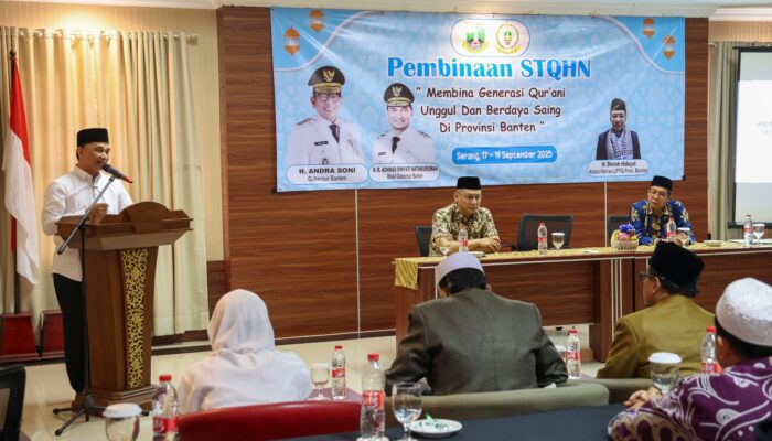 Wagub Banten Janjikan Bonus Rp10 Juta, Targetkan Kafilah STQH Nasional 2025 Tembus Lima Besar