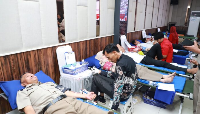 BPN Banten Tebar Kepedulian, 105 Pendonor Serahkan Darah untuk Selamatkan Jiwa