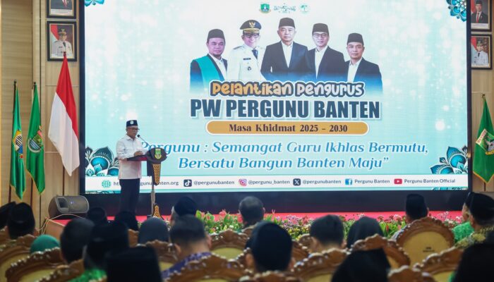 Gubernur Andra Soni Gaungkan Revolusi Pendidikan Banten, Gandeng Pergunu Ciptakan Generasi Emas Zikir dan Pikir