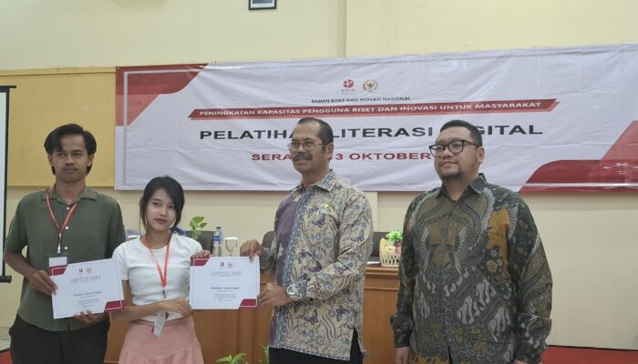 Dorong Lawan Hoaks dan Lestarikan Bahasa Daerah, Anggota DPR RI Furtasan Ali Yusuf Gaungkan Literasi Digital Bersama BRIN