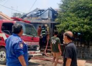 Korsleting Listrik Picu Kebakaran Hebat di Citangkil, Damkar Cilegon Gerak Cepat Padamkan Api dalam 6 Menit