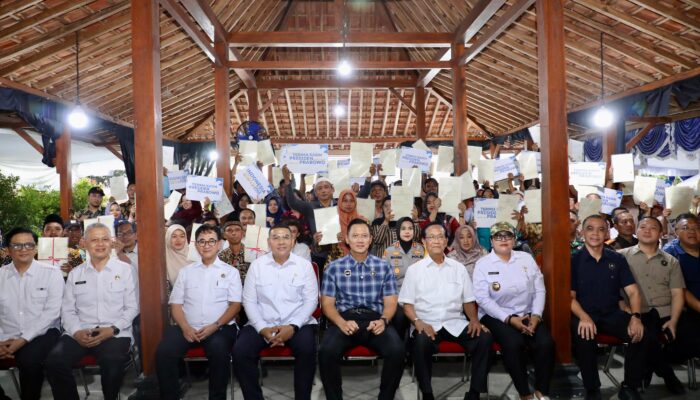 Sri Sultan Hamengkubuwono X Apresiasi BPN: Sertipikat Tanah Jadi Simbol Kekayaan dan Kepastian Hukum Warga Gunungkidul