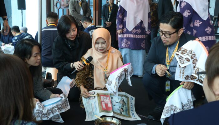 Anak Tunarungu Cilegon Bikin Kagum Delegasi Internasional, PLN UID Banten Angkat Batik Inklusif ke Panggung Dunia