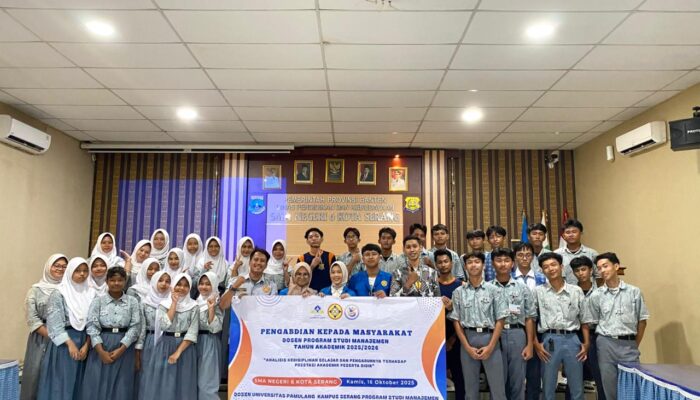 Tim Dosen Universitas Pamulang Guncang Dunia Pendidikan, Kedisiplinan Belajar Jadi Kunci Kebangkitan Prestasi Siswa SMAN 6 Kota Serang