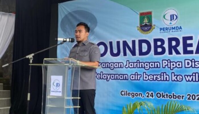 Wali Kota Robinsar Resmikan Proyek Raksasa Pipa Air Bersih 12 Km dari Lebak Gede ke Suralaya