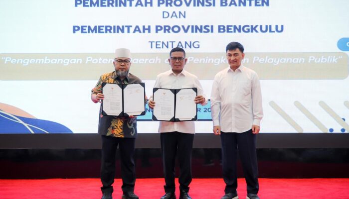 Banten dan Bengkulu Satukan Langkah: Gubernur Andra Soni Tegaskan Kolaborasi Jadi Budaya Kerja Pemerintahan