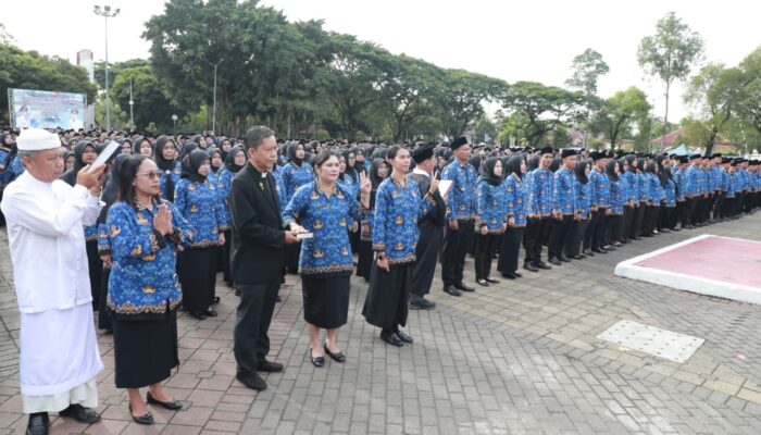 Wali Kota Serang Catat Sejarah! Budi Rustandi Lantik 3.794 PPPK Paruh Waktu, Tegaskan Siap Pecat yang ‘Aneh-Aneh’