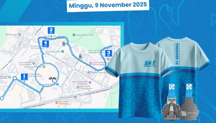 Banten 5K Fun Run 2025 Siap Pecah! Ribuan Pelari Siap Serbu KP3B, Hadiah dan Kejutan Menanti