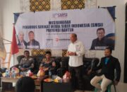 Putra Medan Lesman Bangun Kembali Pimpin SMSI Banten, Siap Wujudkan Monumen Pers Siber Nasional di Cilegon