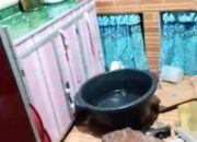 Dini Hari Mencekam di Cilegon, Dua Rumah Warga Dihantam Batu Raksasa yang Terjun dari Tebing Saat Hujan Deras