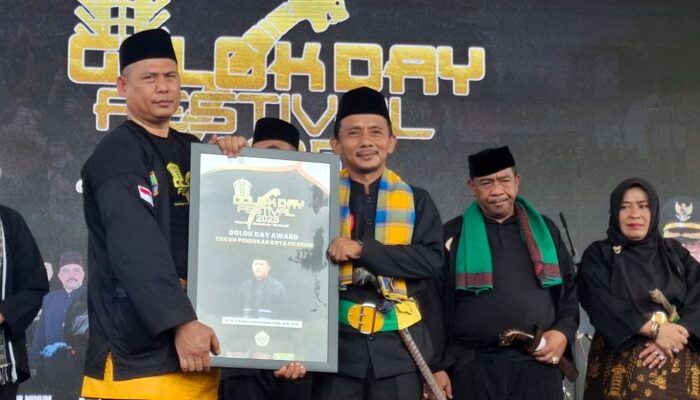 Jejak Pendiri Golok Day Diabadikan,  Tubagus Iman Ariyadi Dinobatkan sebagai Tokoh Pendekar Cilegon 2025