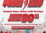 PLN Gebrak Hari Pahlawan! Diskon Tambah Daya 50% Lewat Program ‘Power Hero’, Hemat hingga Jutaan Rupiah